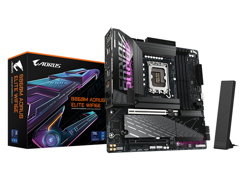 GIGABYTE B860M AORUS ELITE WIFI6E Intel Core Ultra (Series 2) LGA